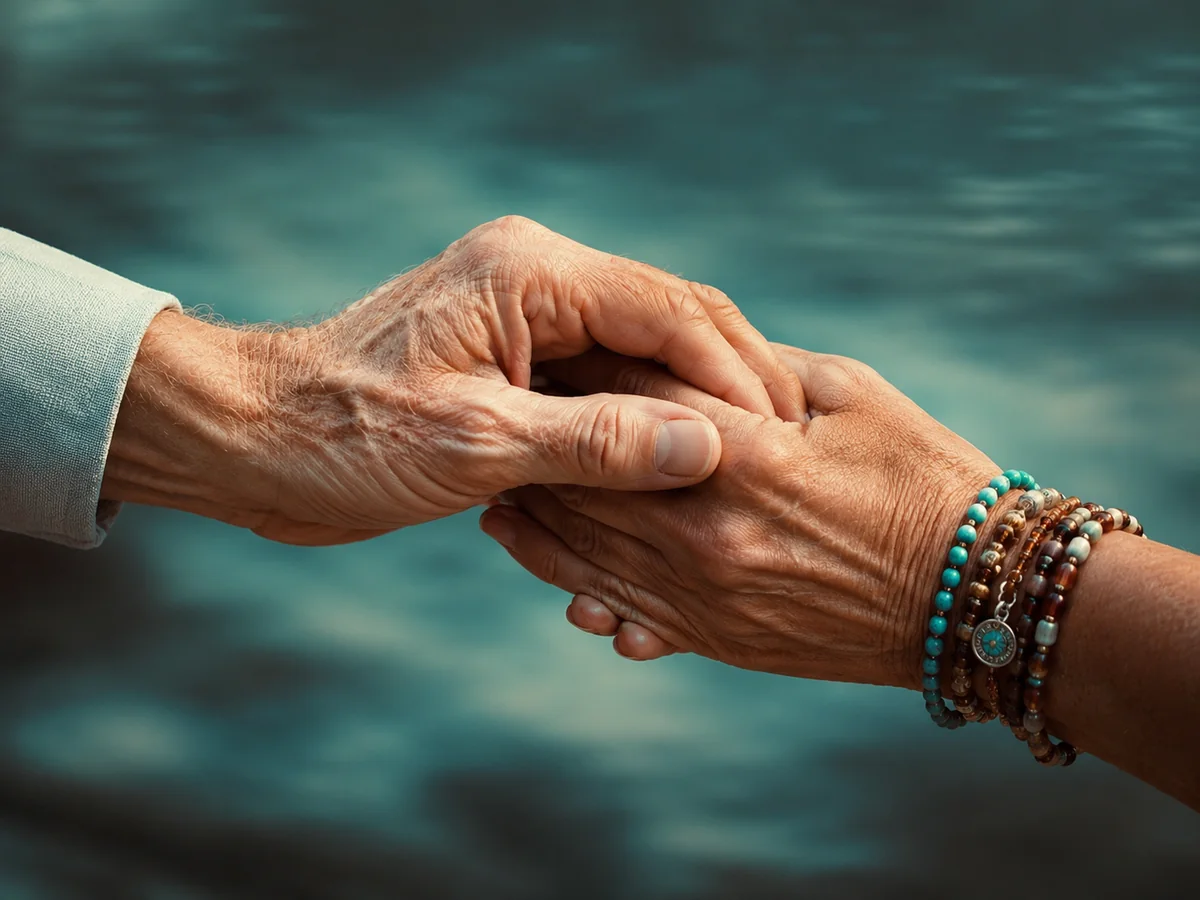 Supportive hands representing reassurance
